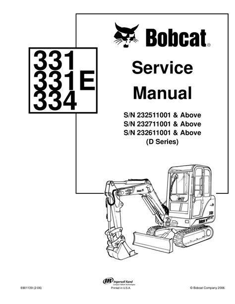 bobcat 331 mini excavator maintenance|bobcat 331 owners manual.